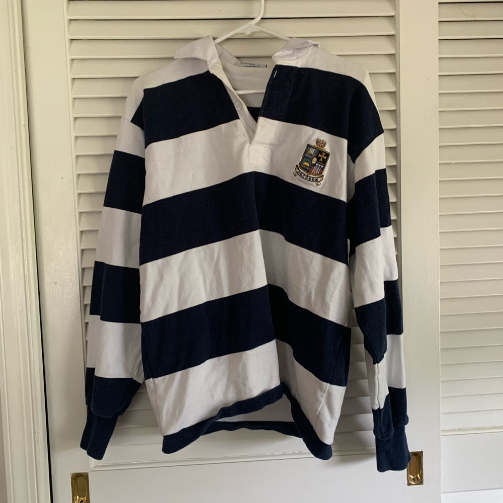 vintage barbarian rugby long sleeve